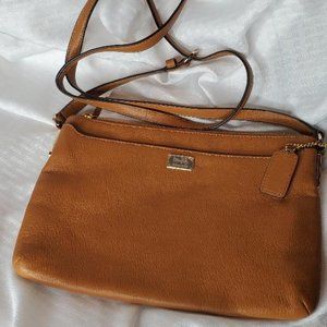 Coach Saddle Brown Leather Cross Body